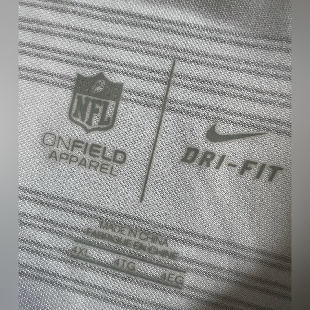 Nike Dri Fit Philadelphia Eagles Polo Shirt Men’s 4XL White NFL Golf - Picture 5 of 11